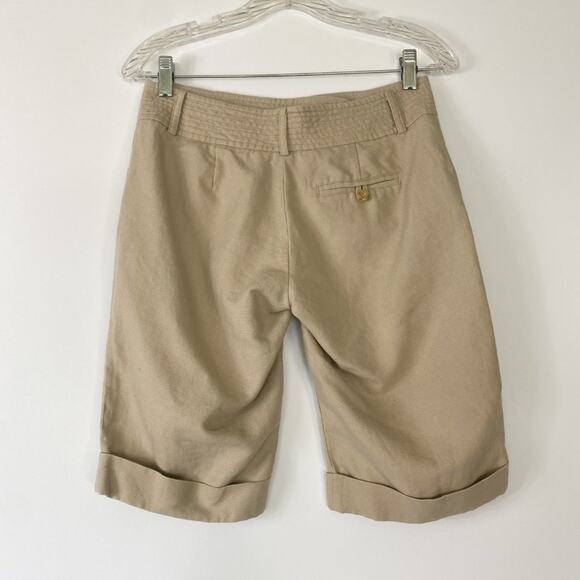 DIANE von Furstenberg Linen Blend Bermuda Boy Shorts NWT - Picture 6 of 9